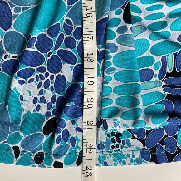 Laura Petite Sleeveless Multi-Coloured Print Top Sz Small EUC - Picture 10 of 12